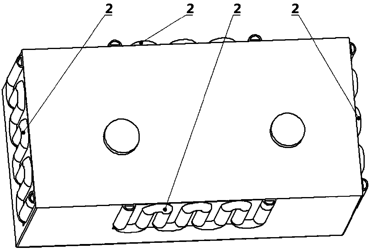 Battery case having radiating tube and battery thereof