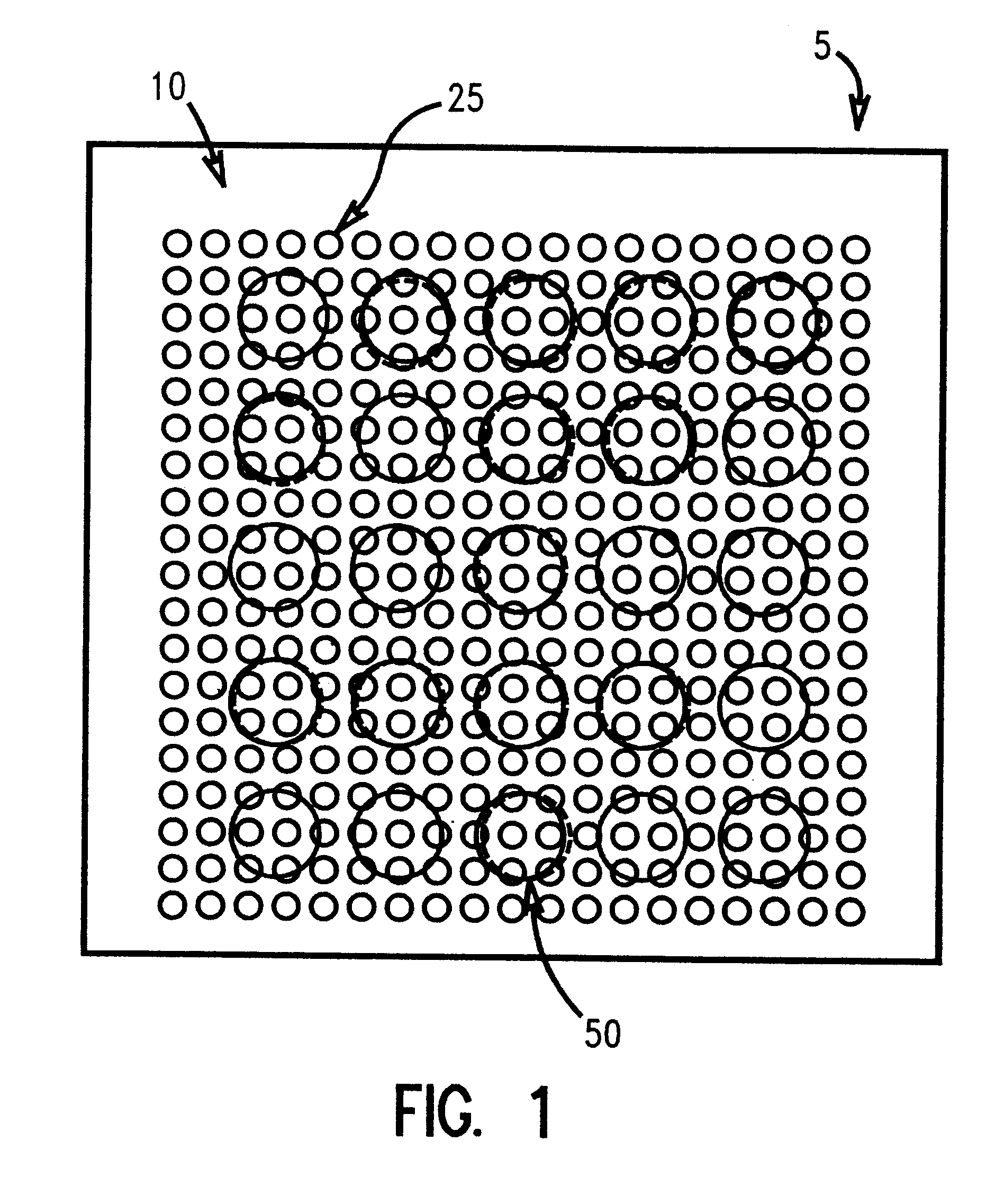 Z-axis compressible polymer with fine metal matrix suspension