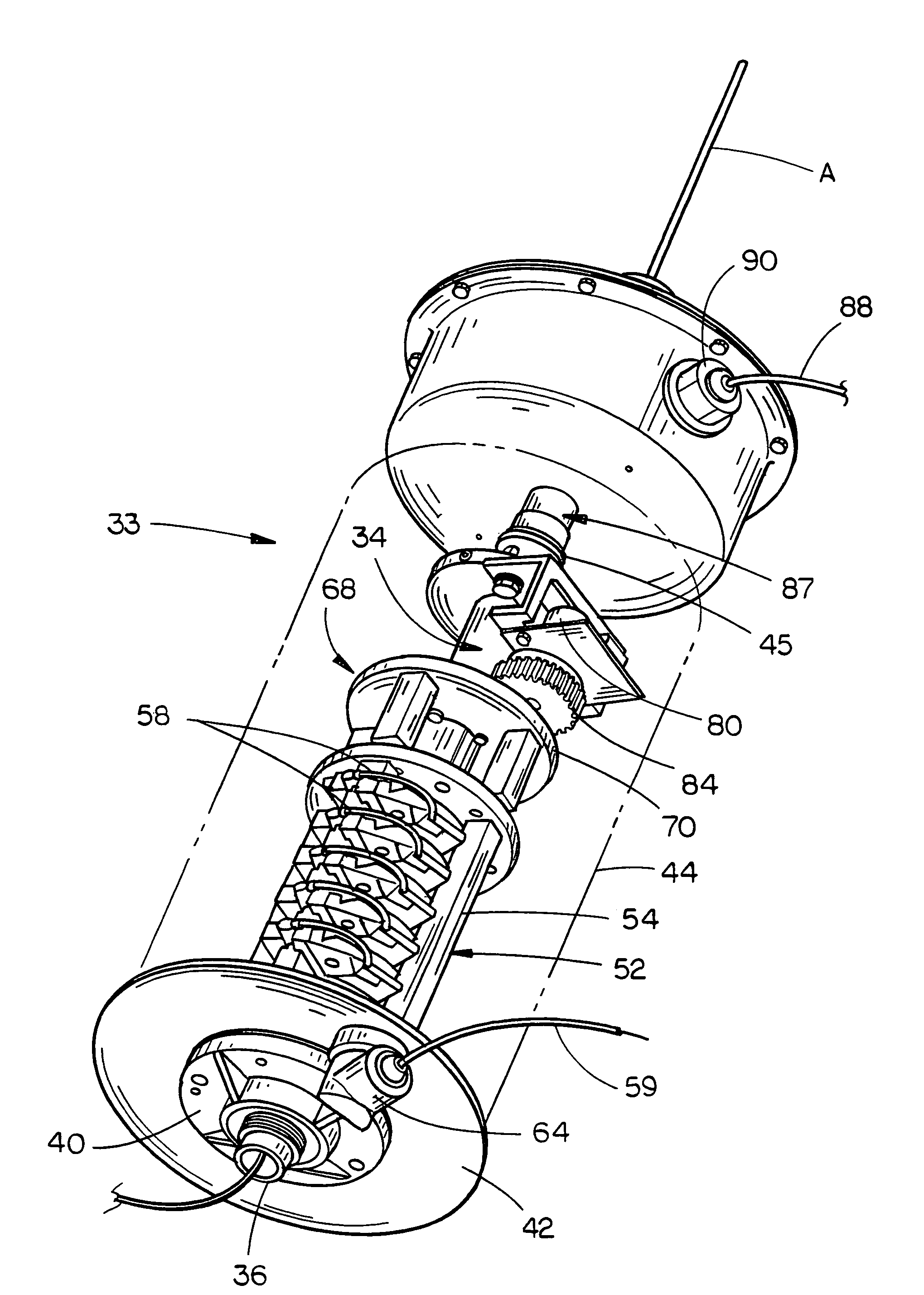 Collector ring for a center pivot irrigation machine