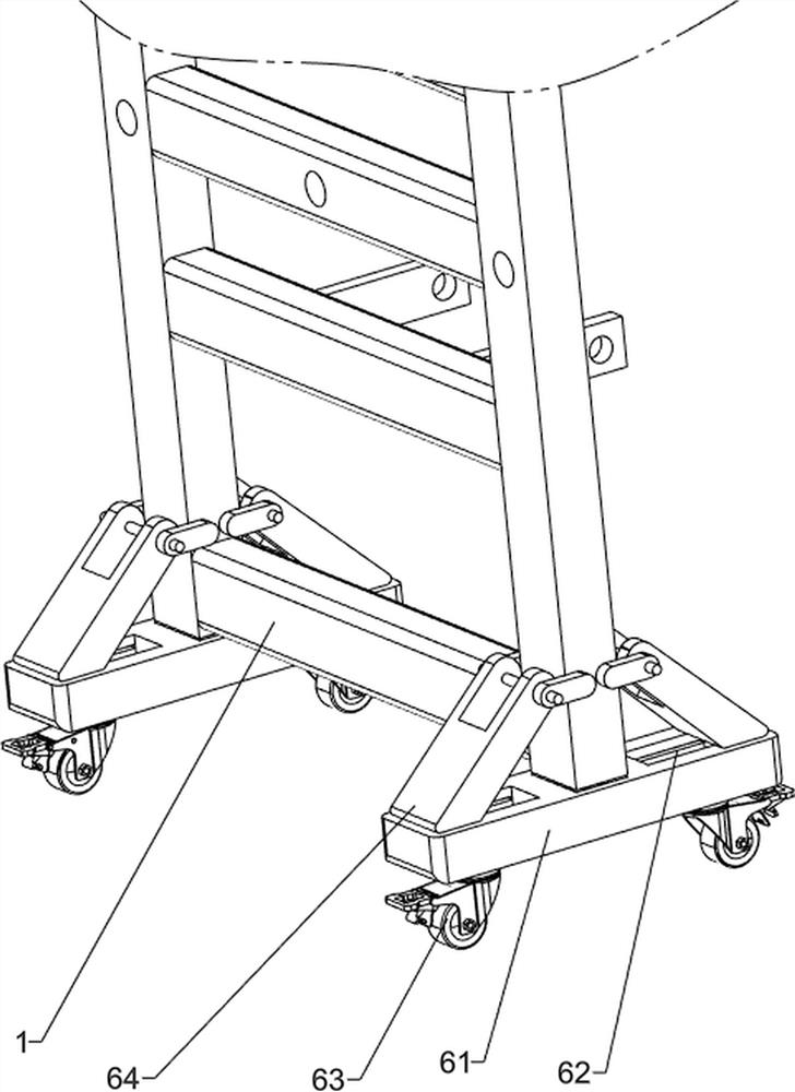 A paint bucket automatic sealing device