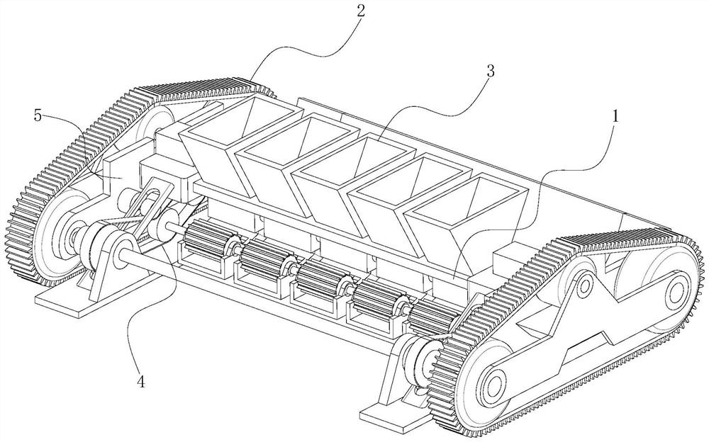 Seeding device for direct seeding of rice