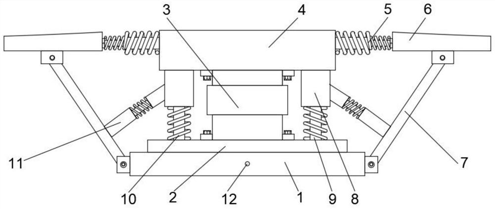 Bridge anti-seismic reinforcing support and assembly working method thereof