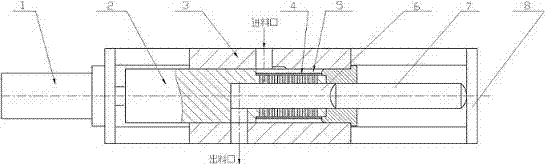 Melt filter for online circulating screen cleaning of recycled plastics, with large filter screen area and implemented without material interruption