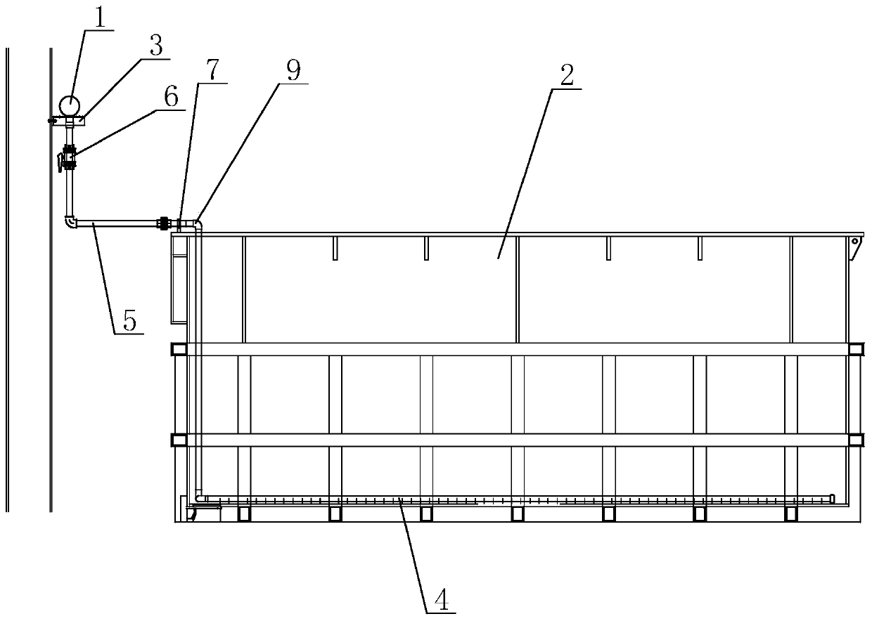 Air stirring pipeline for electroplating solution