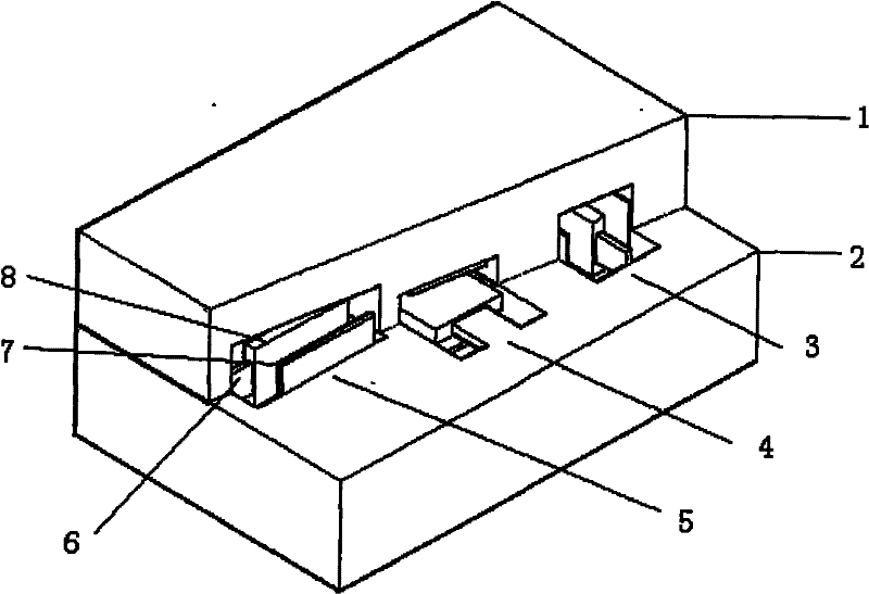 Chip of three-dimensional MEMS geophone and preparation method thereof