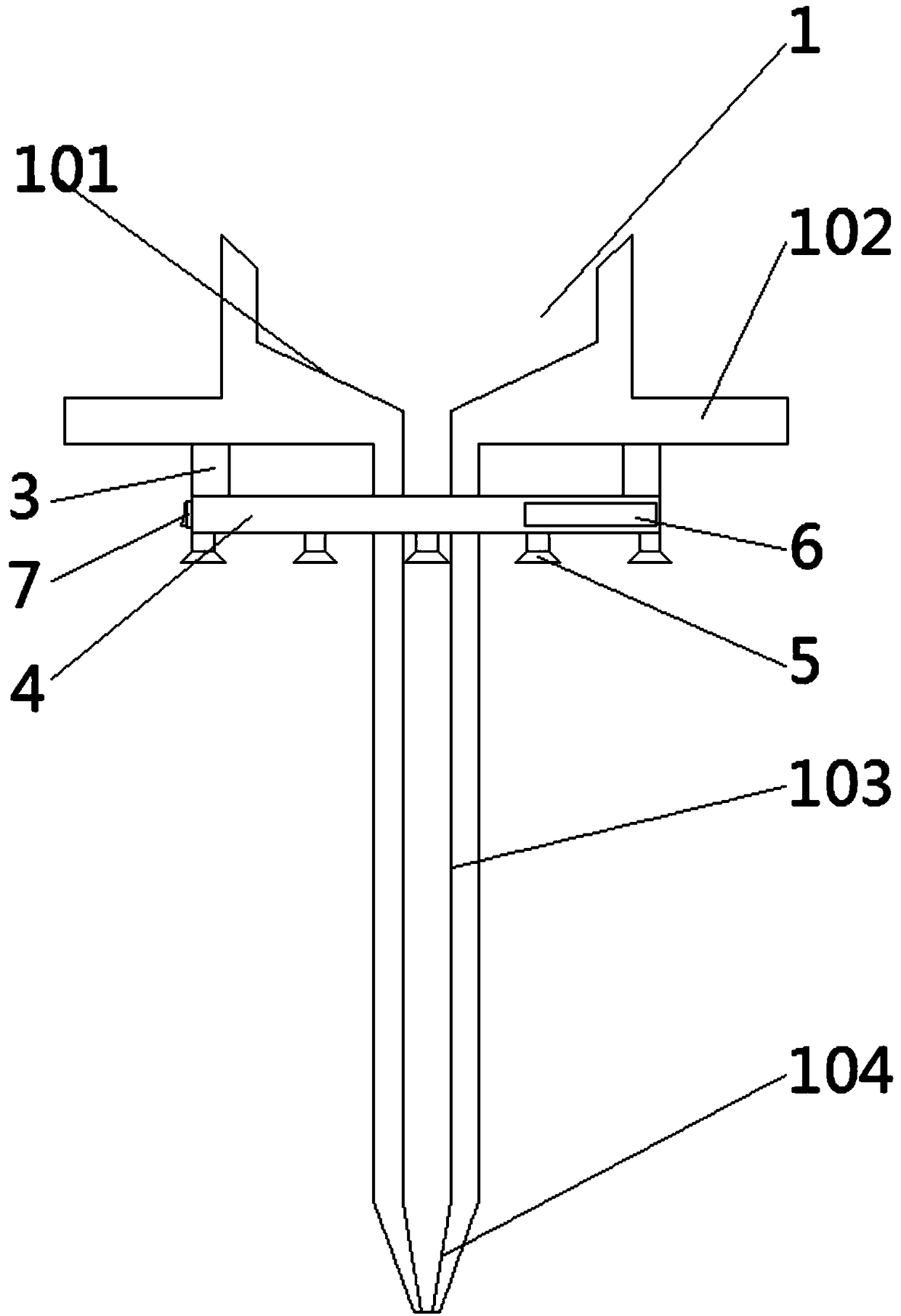 Combined tooth whitening adhesive applied to discolored teeth and adhesive introduction tool