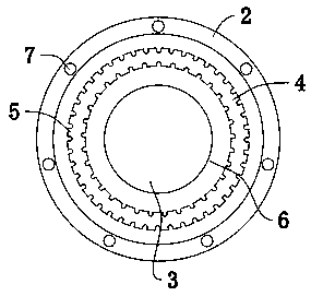 Internal combustion engine exhaust pipe flow-aiding ring