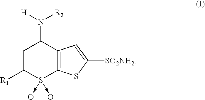 Process for obtaining 4-(N-alkylamino)-5,6-dihydro-4H-thien-(2,3-b)-thiopyran-2-sulfonamide-7,7-dioxides and intermediates