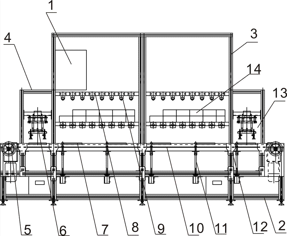 Bottom valve and piston valve assembly line as well as bottom valve and piston valve assembly error identification method