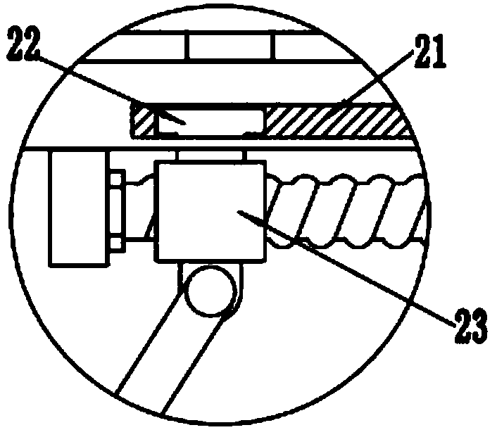 Sand screening device for municipal road construction