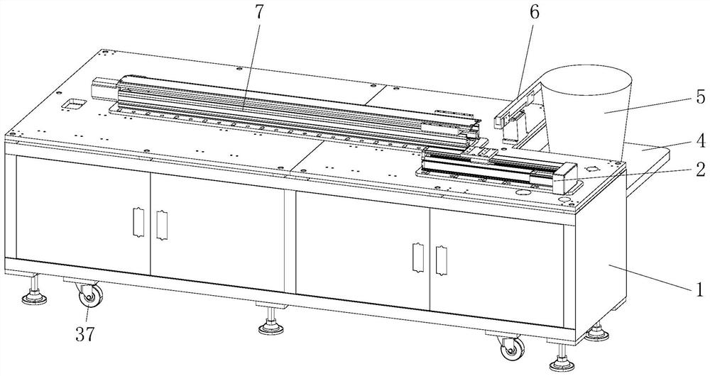 Key spring assembly structure and use method