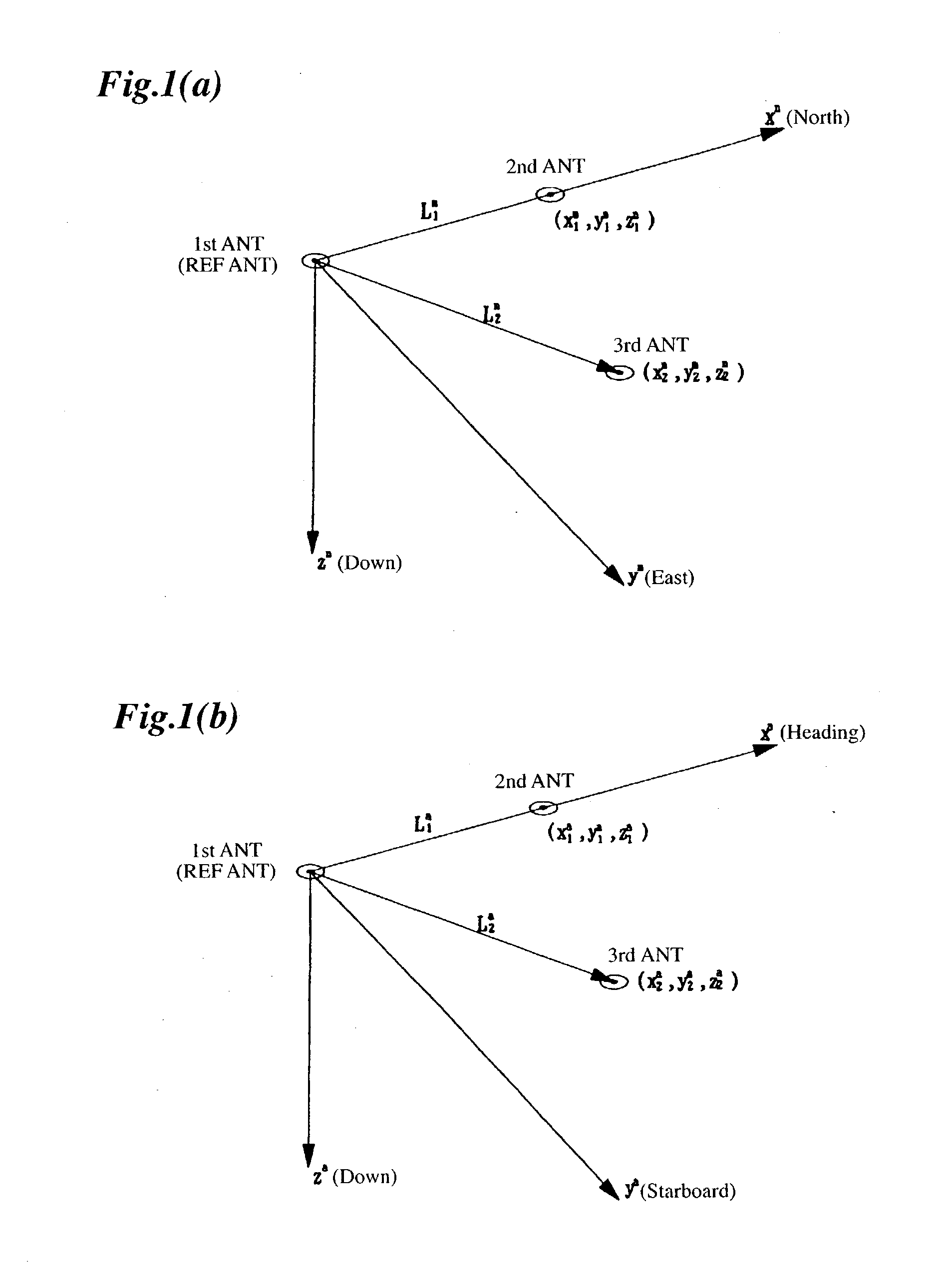 Attitude angle detecting apparatus