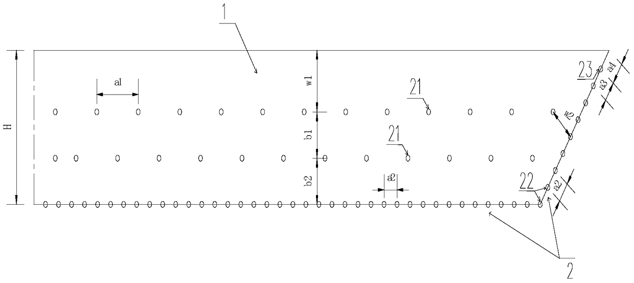 A blasting method for open-cut section of tunnel