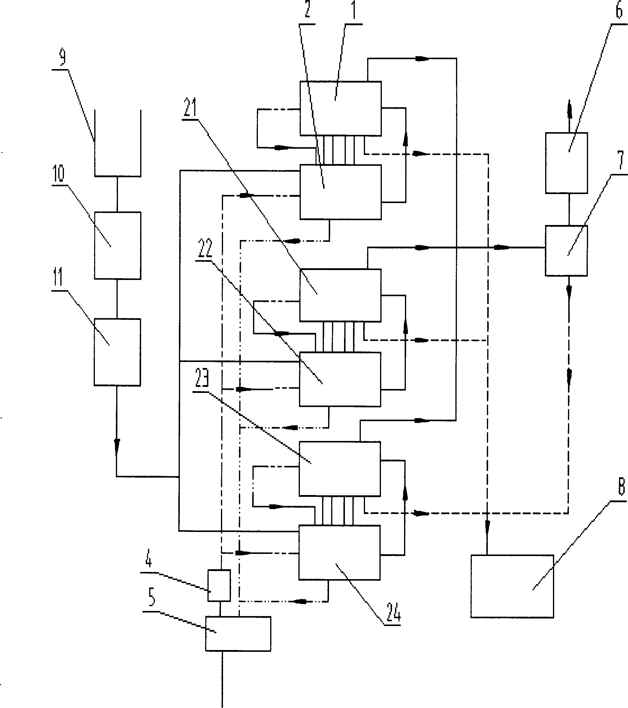 Normal-temperature distilling sea water desalination device