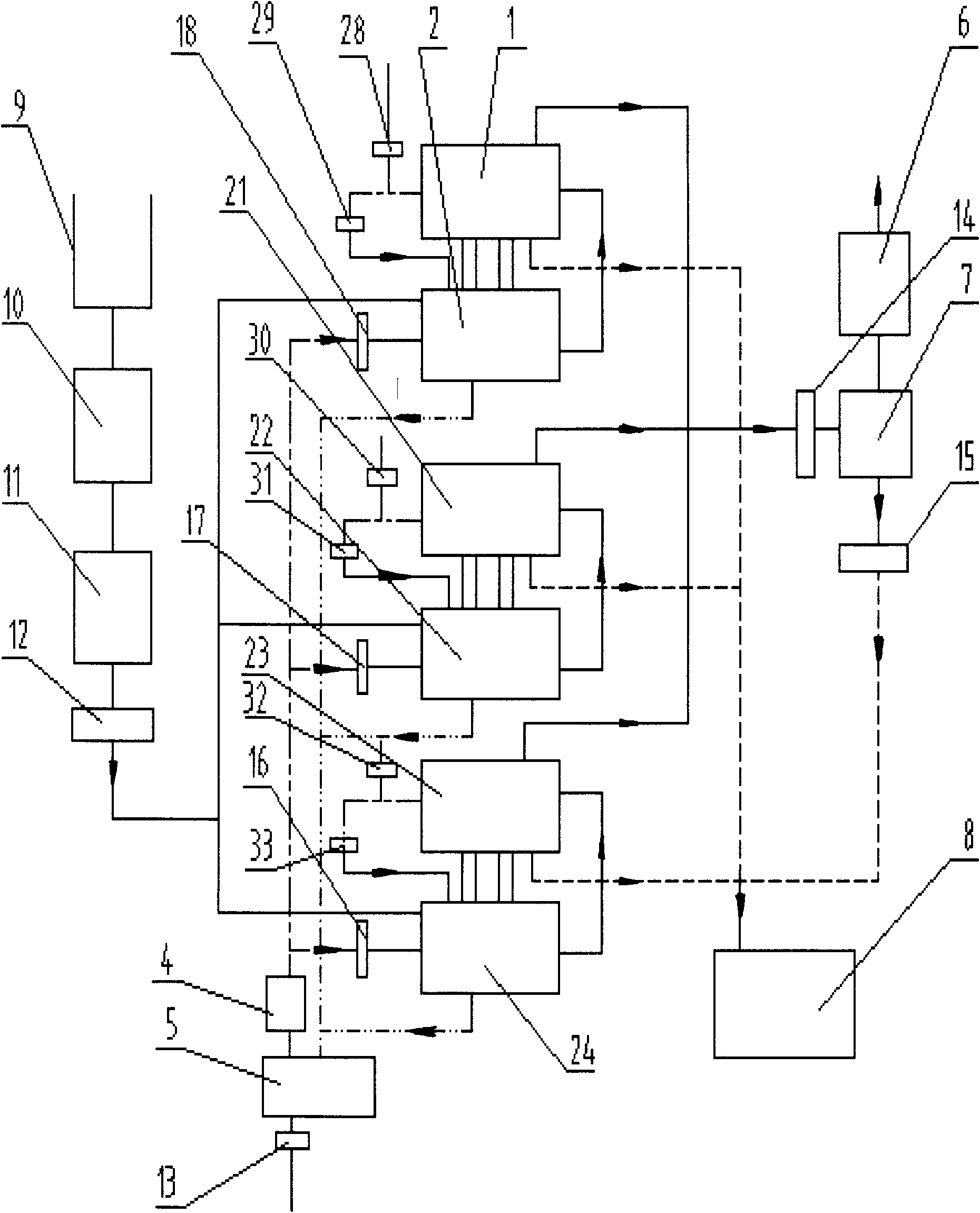 Normal-temperature distilling sea water desalination device