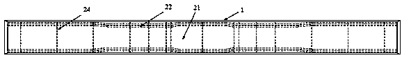 Ultra-high performance concrete and partial steel beam composite cap beam and construction method thereof