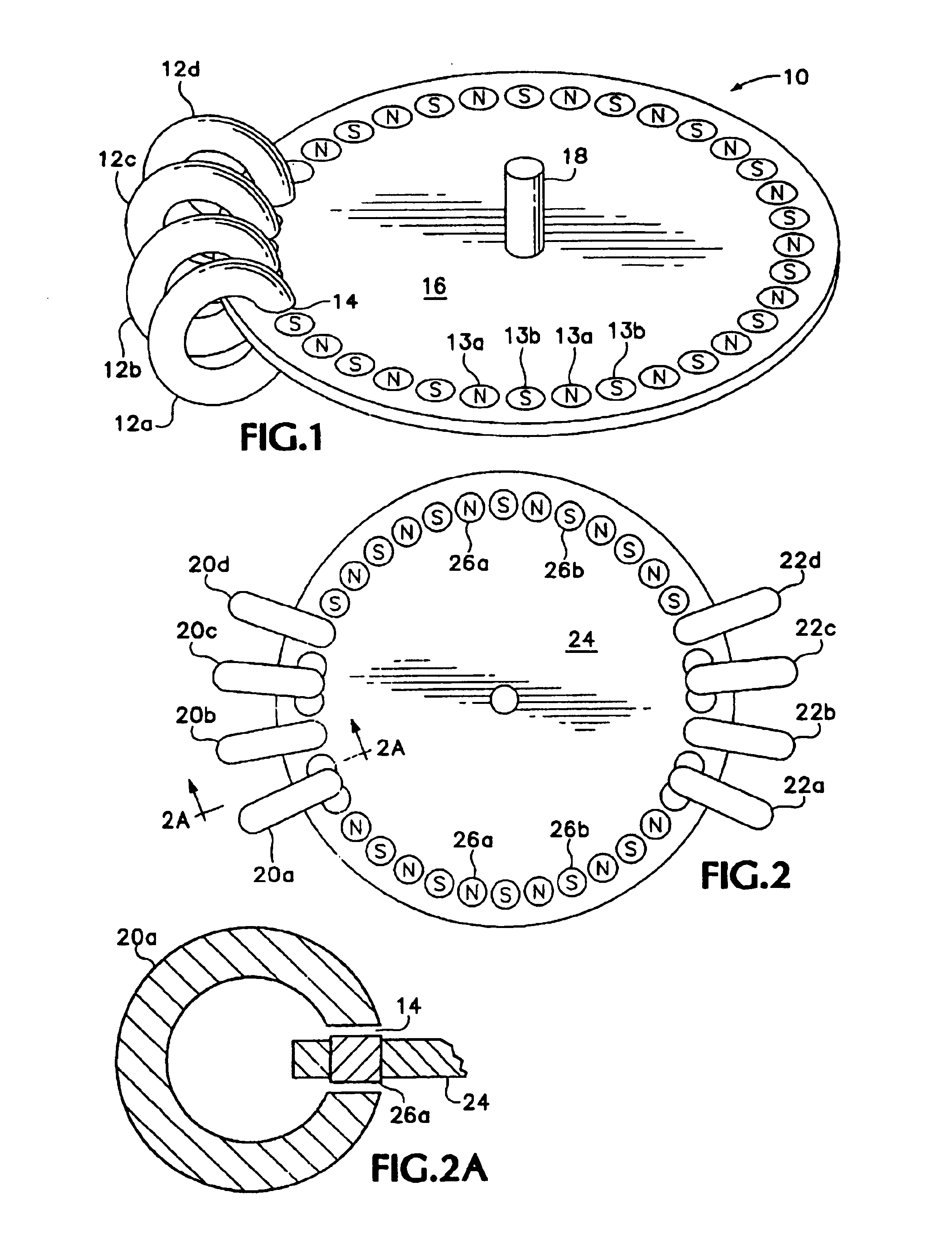 Brushless electro-mechanical device