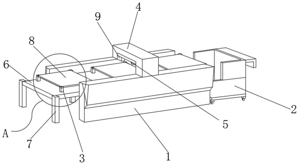 Batch scribing equipment for galvanized thin steel plate machining and machining method of batch scribing equipment