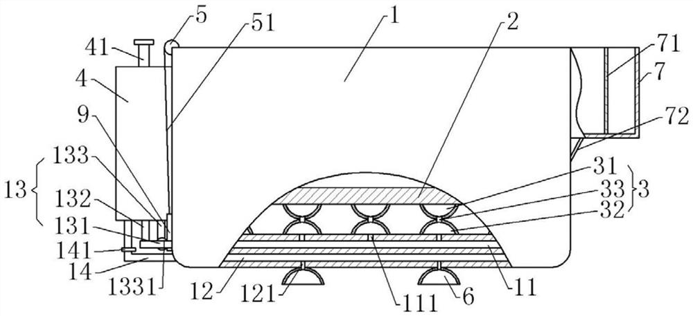 Treading-type sole disinfection apparatus