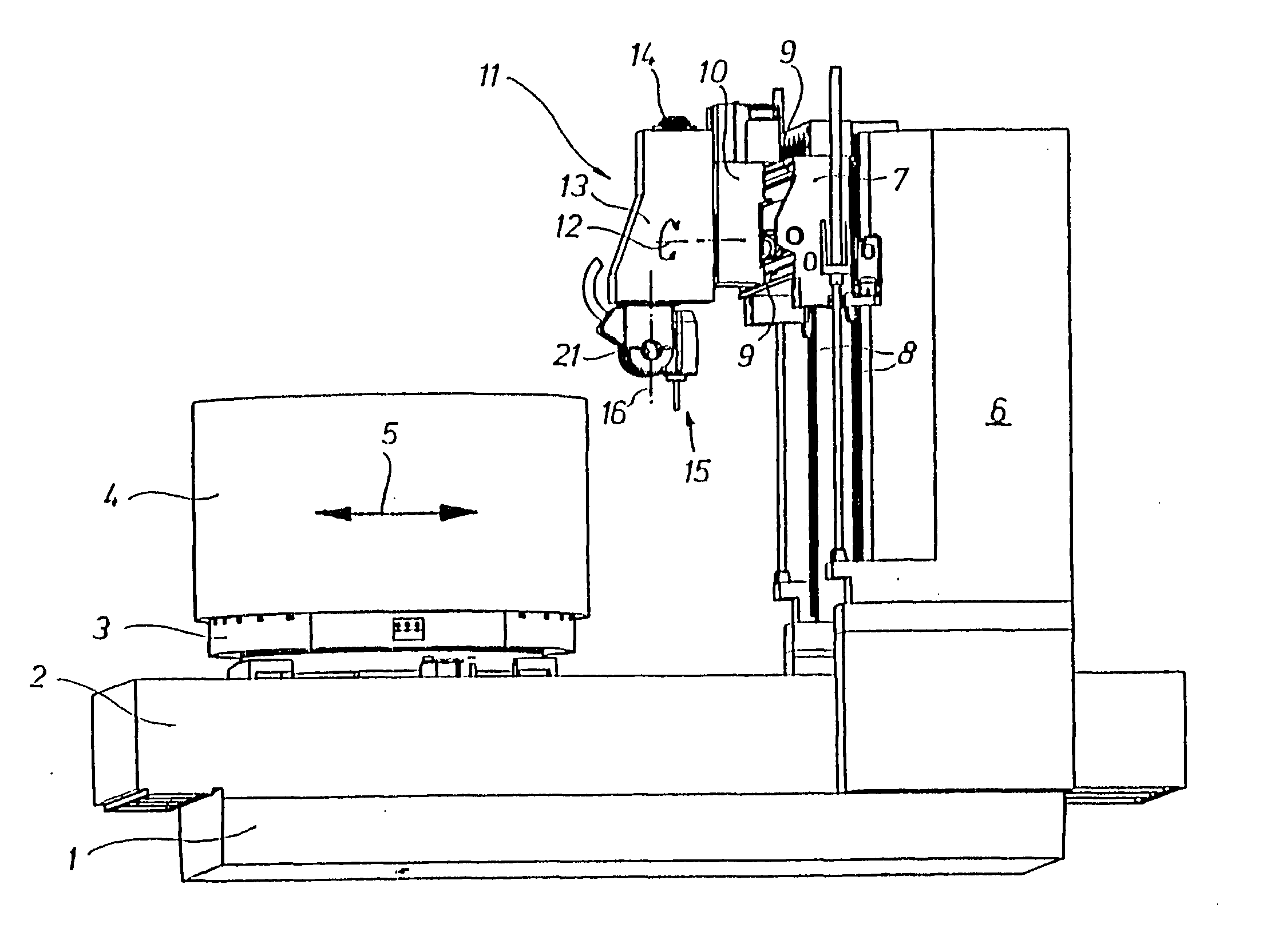 Spindle head for a universal milling machine