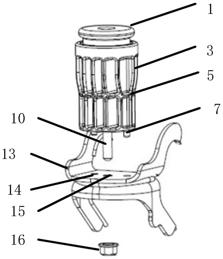 Torsion beam limit block structure and limit system