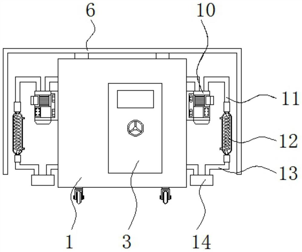 Efficient energy-saving food refrigeration house with sterile circulating refrigeration function