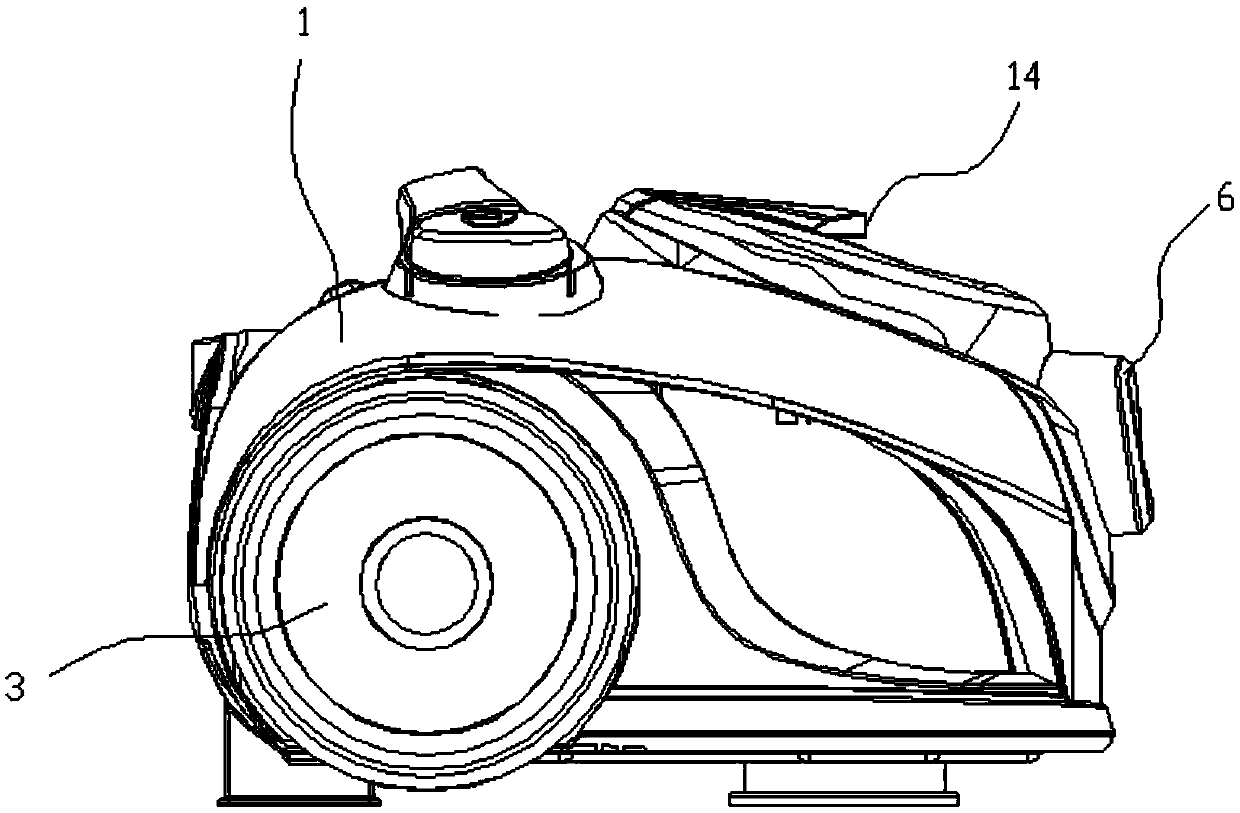 Vacuum cleaner structure