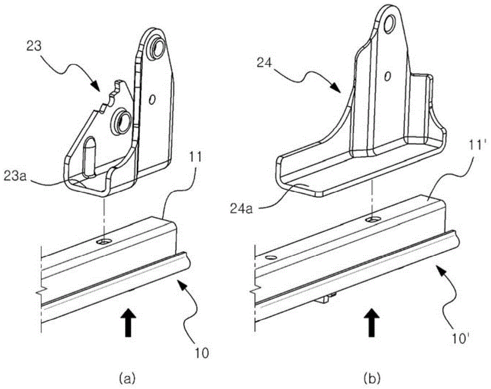 Method for welding upper rail of seat track for vehicle seat and adaptor bracket