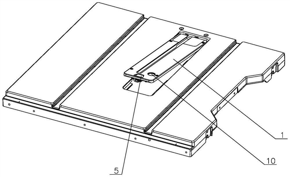 Kerf cover plate with locking function