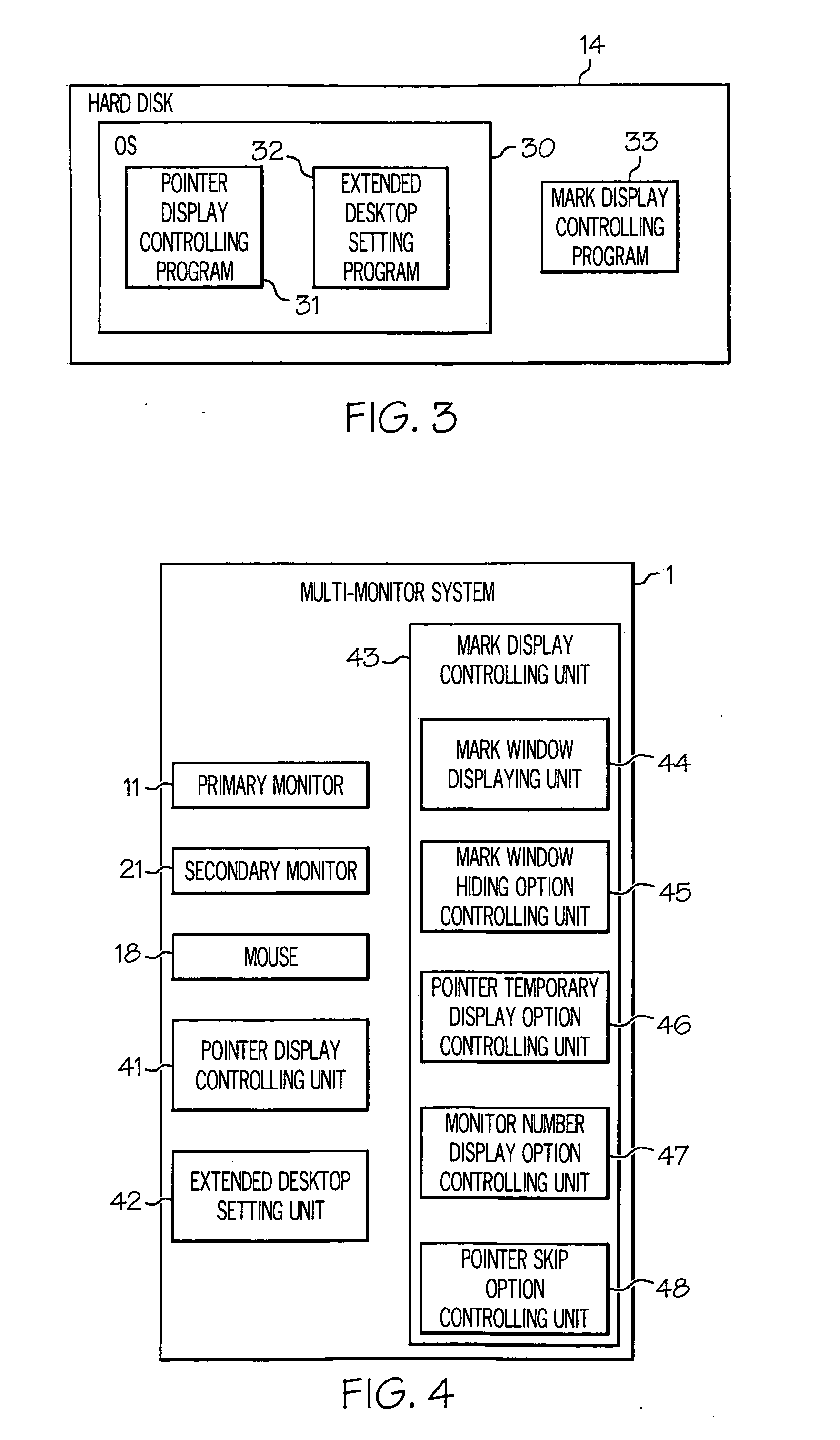 System and method for implementing a multi-monitor interface for a data processing system