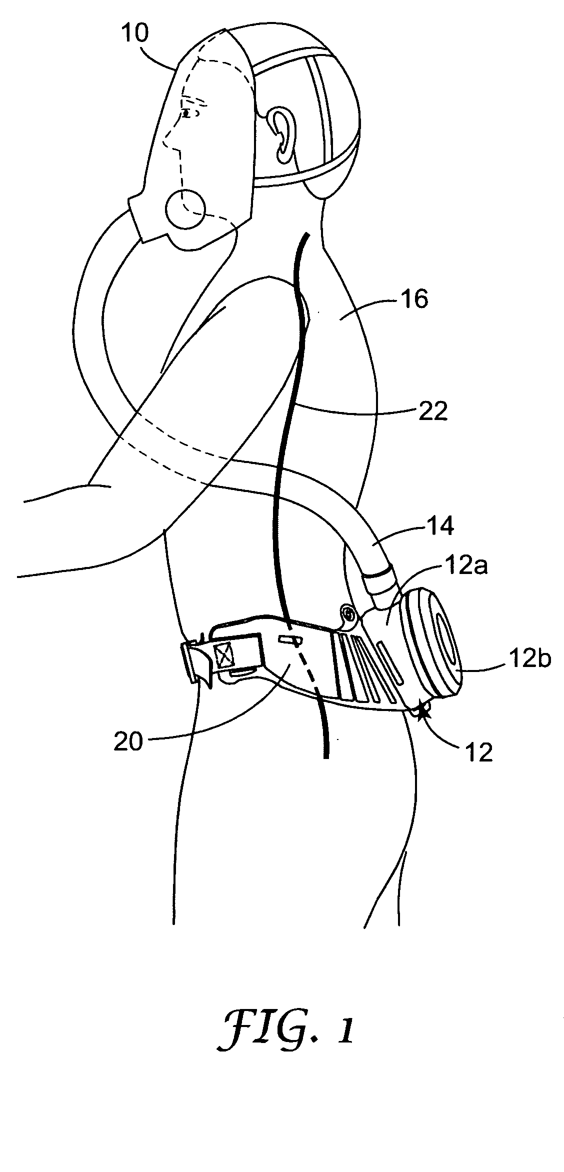 Respiratory component mounting assembly