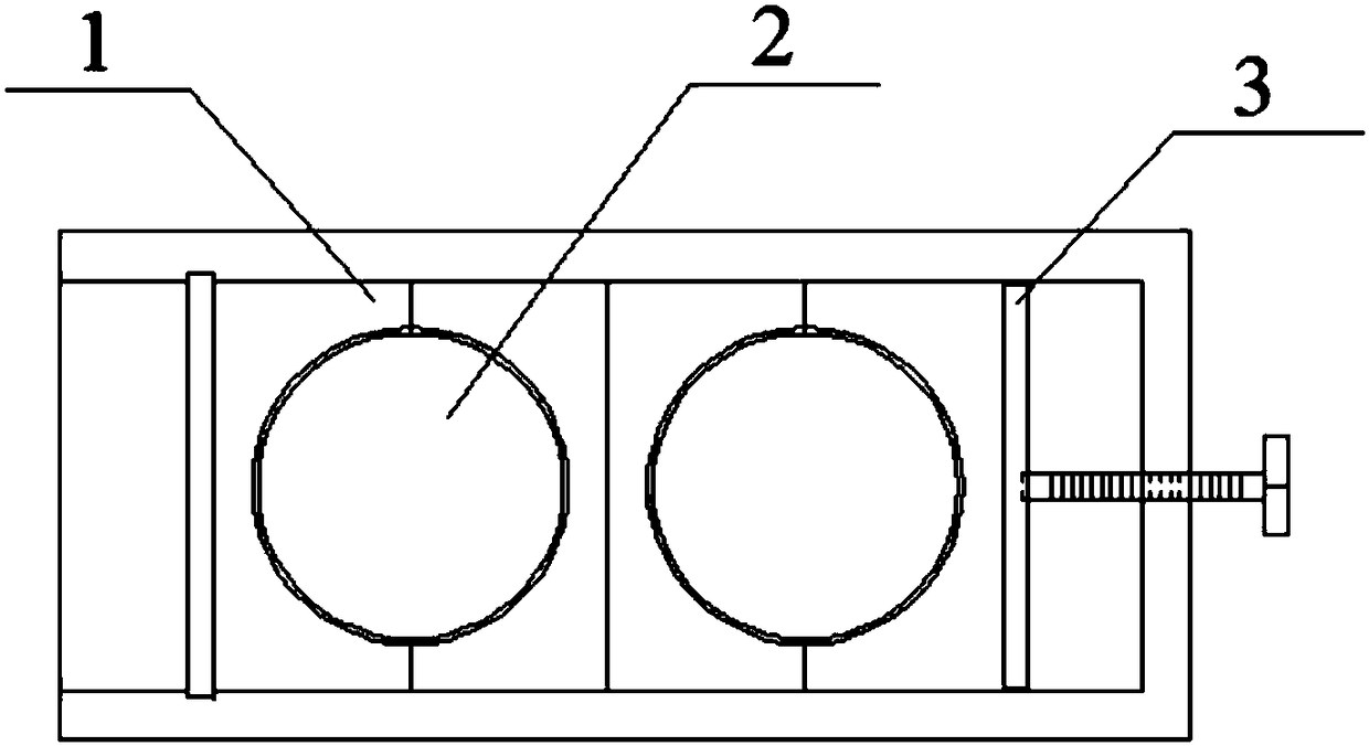 Soil sample maintenance mold for direct shear test of frozen soil