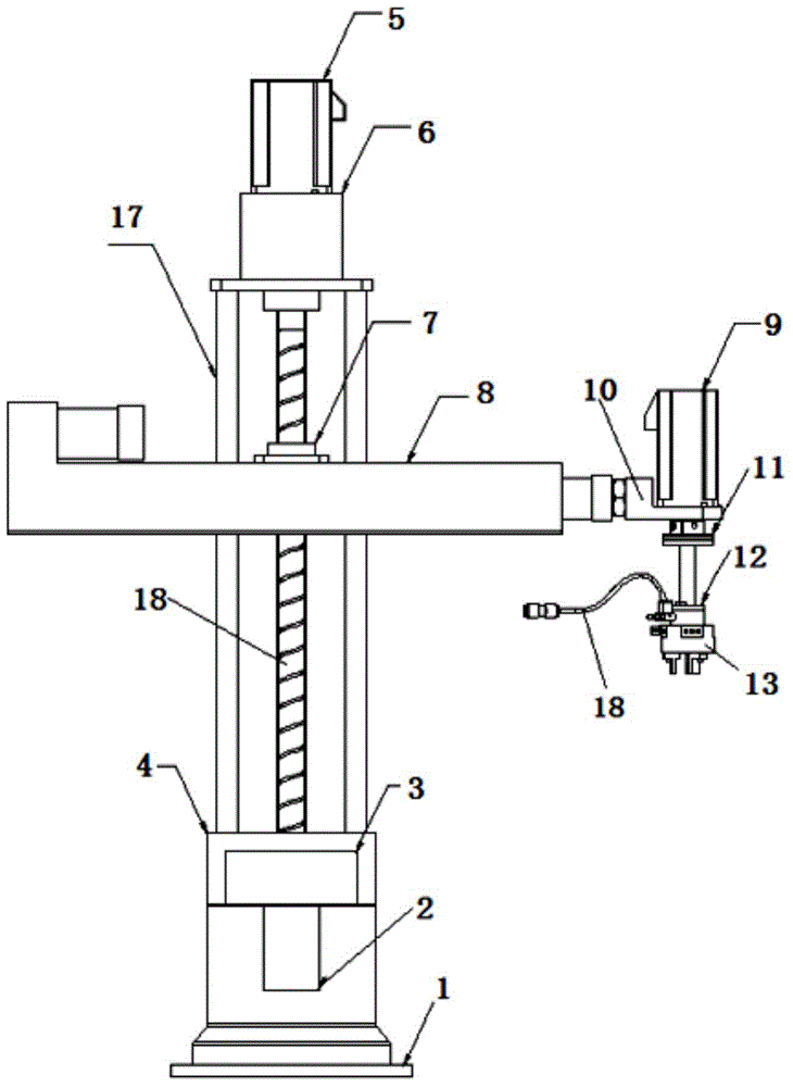 Cylindrical coordinate type robot