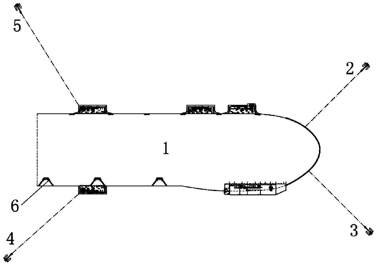 Dry towing transporting float-on process of floating production, storage and offloading device