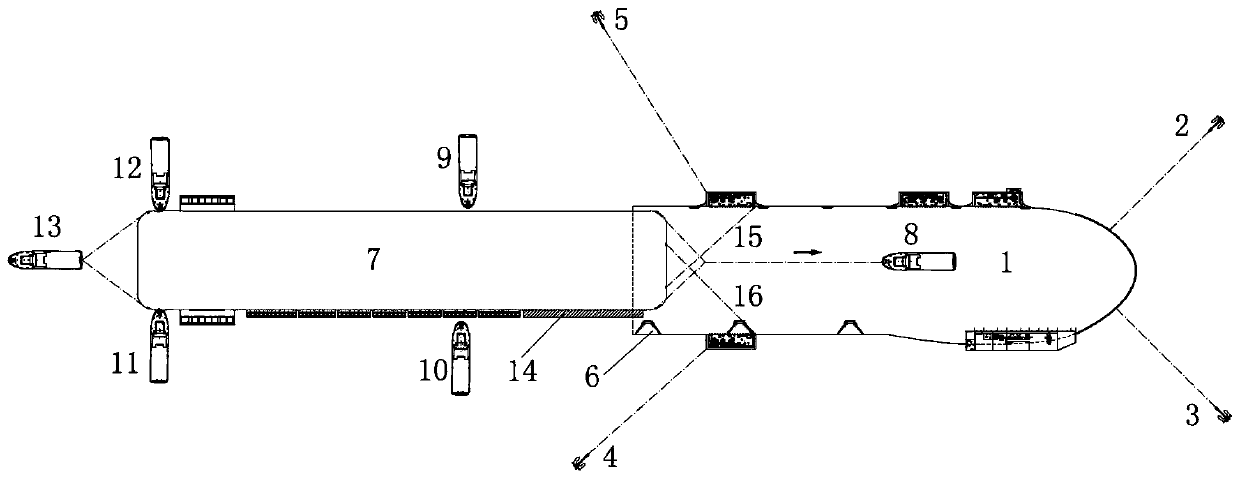 Dry towing transporting float-on process of floating production, storage and offloading device