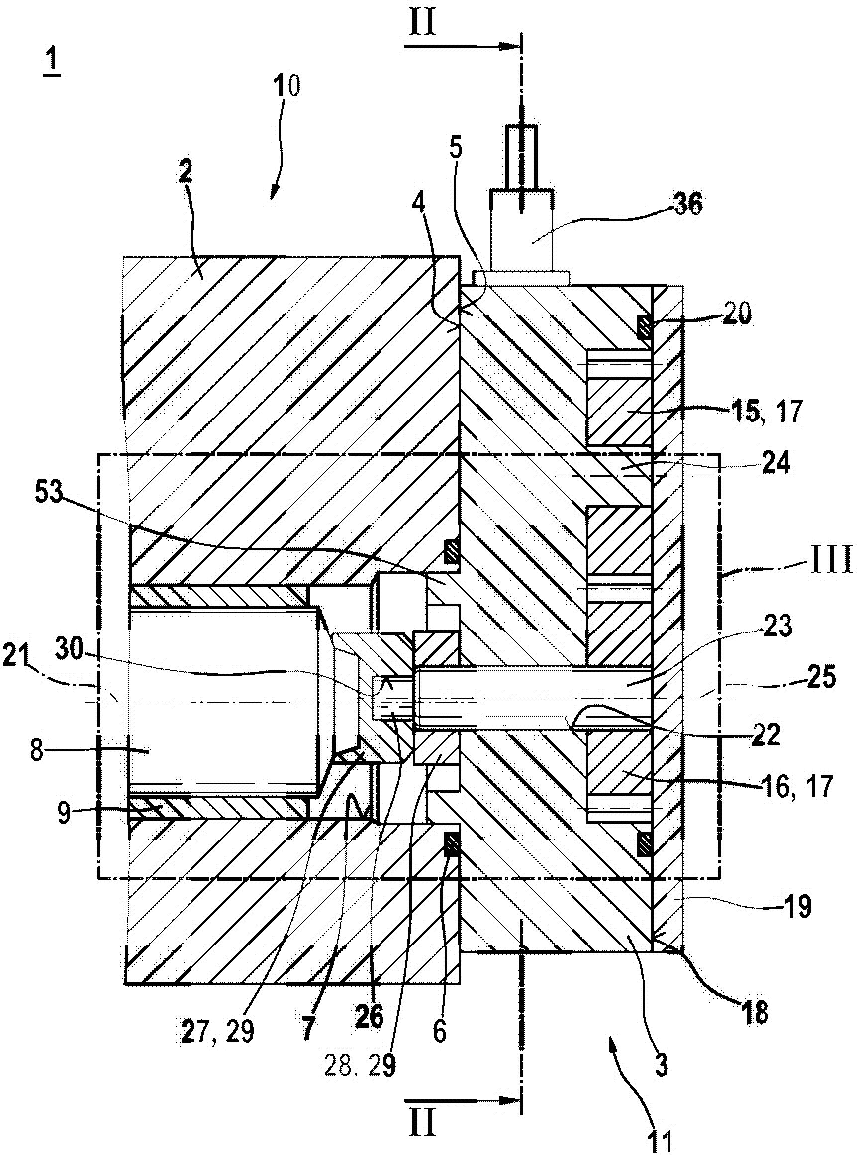 Fuel pump with an overflow and a bypass valves