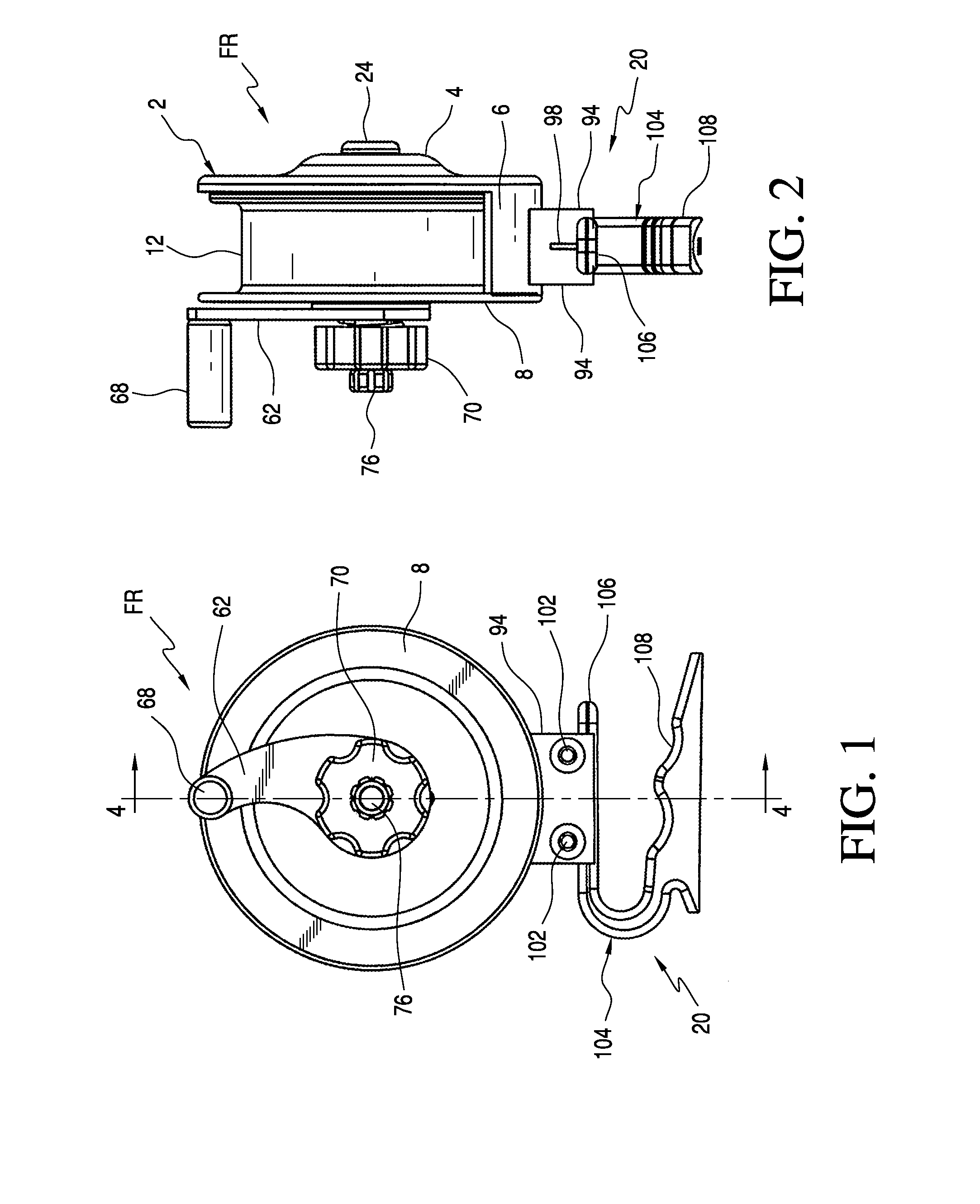 Fly fishing reel with drag system