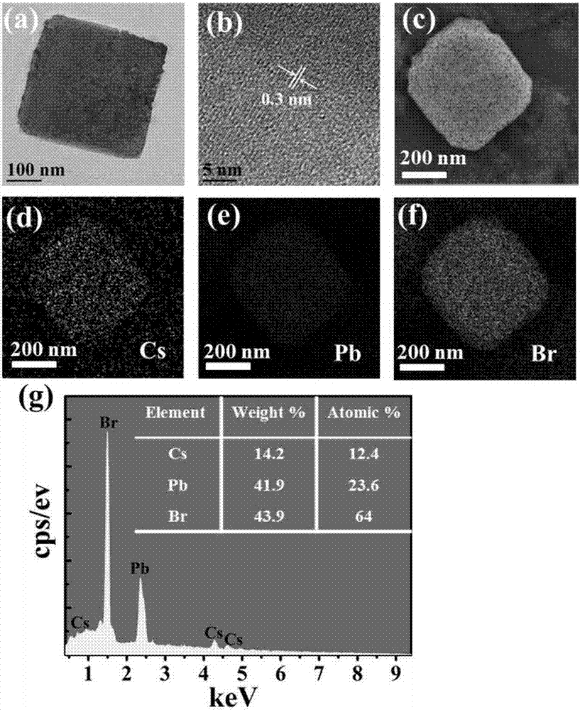 Preparation method of CsPb2Br5 nanosheet