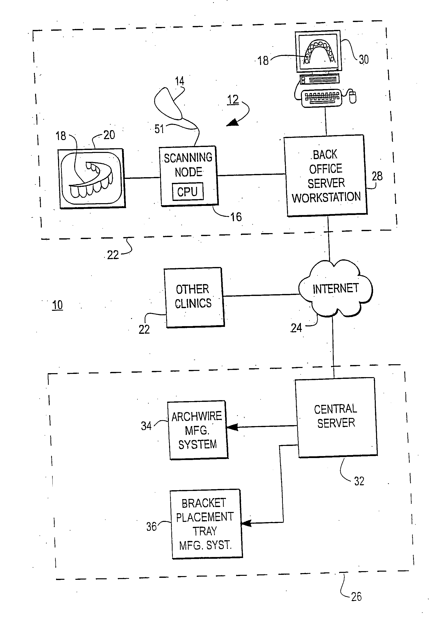 Method and apparatus for digitally evaluating insertion quality of customized orthodontic arch wire