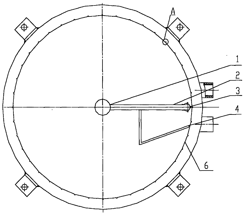 Ice scraping device for seawater flake ice maker