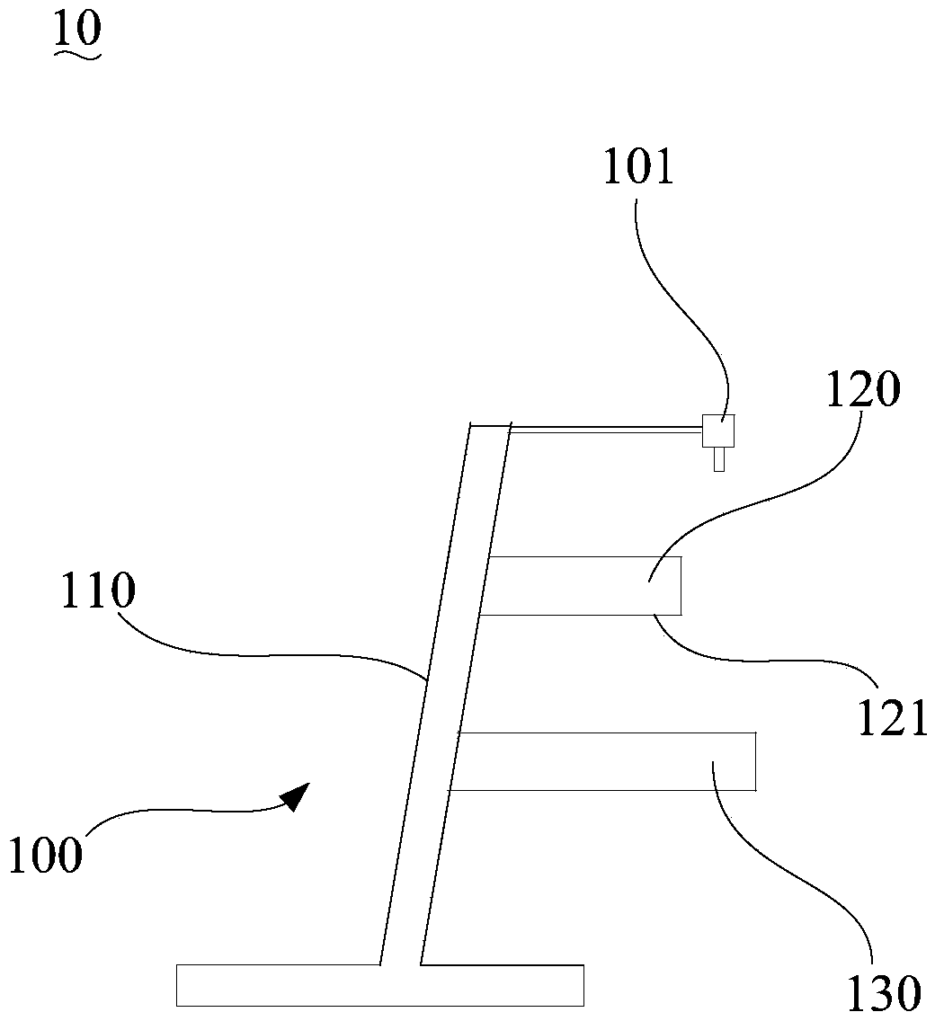 Laser cutting device and light splitting assembly thereof