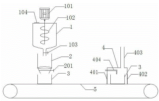 Box-type automatic sintering device