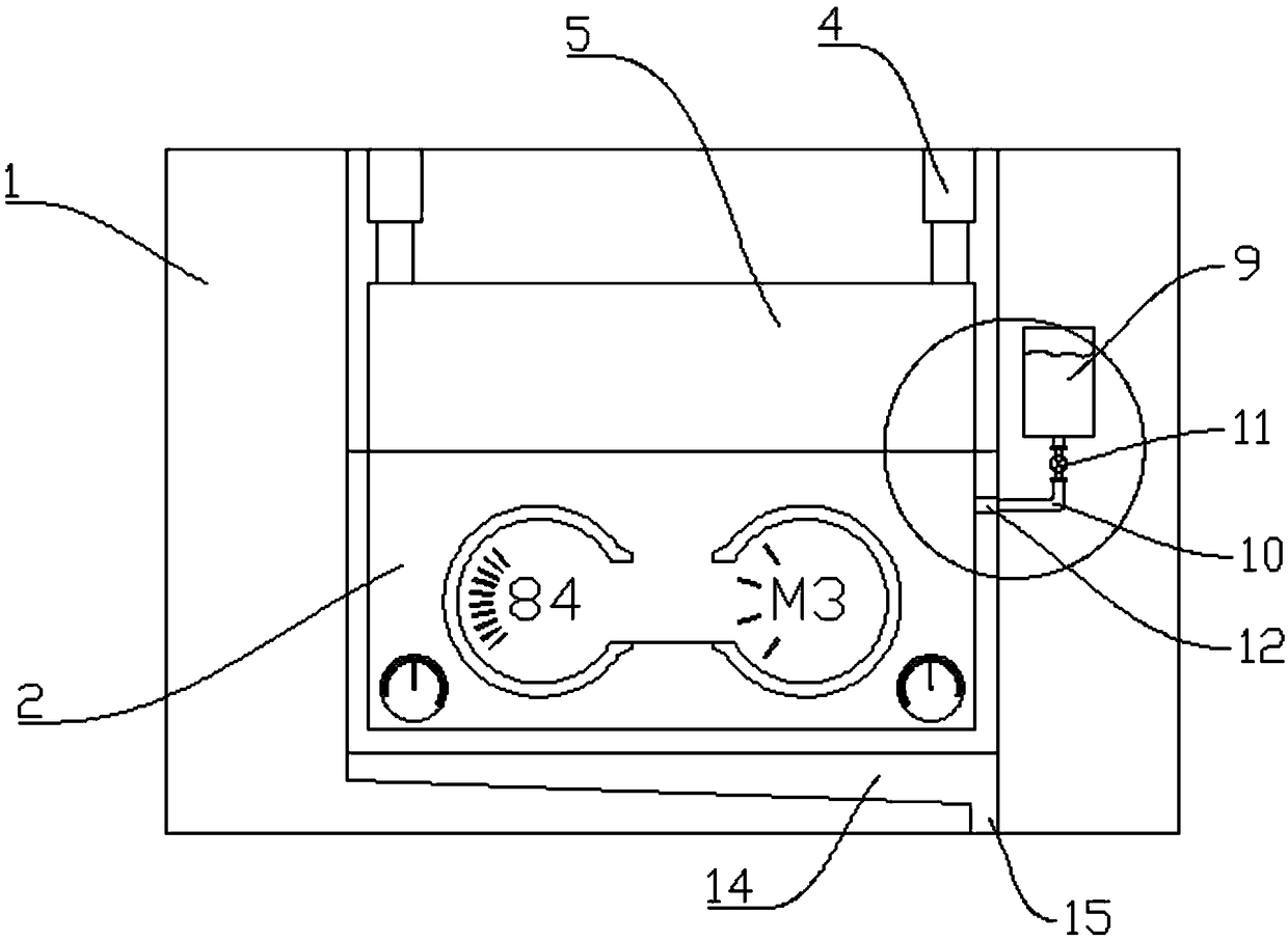 Dustproof electronic instrument panel