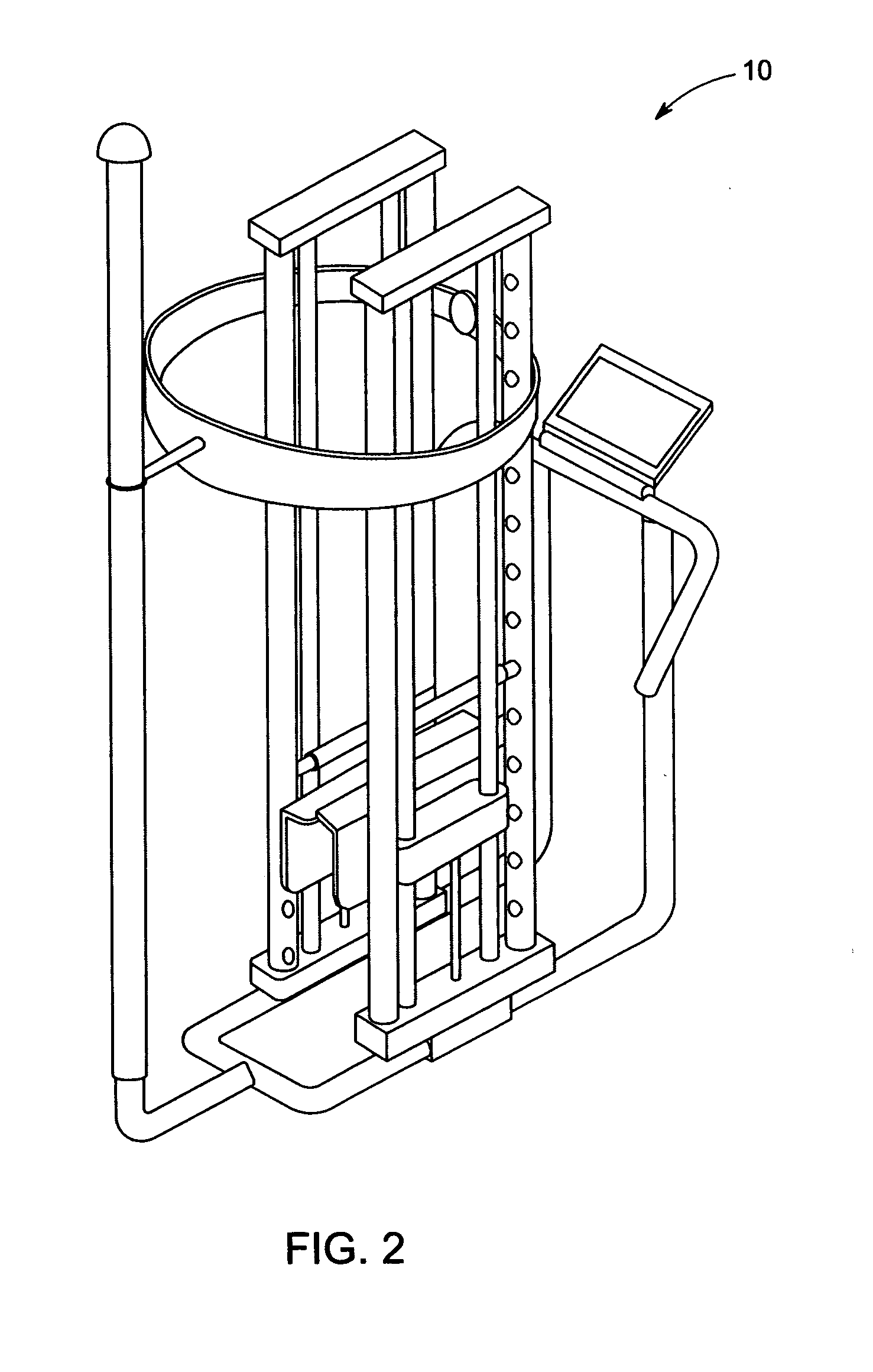 Leg-stretching exercise apparatus