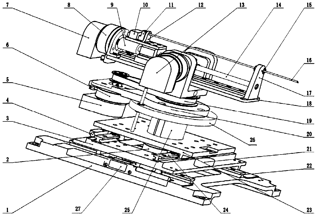 Six-degree-of-freedom acupuncture robot for internal use of magnetic resonance imager