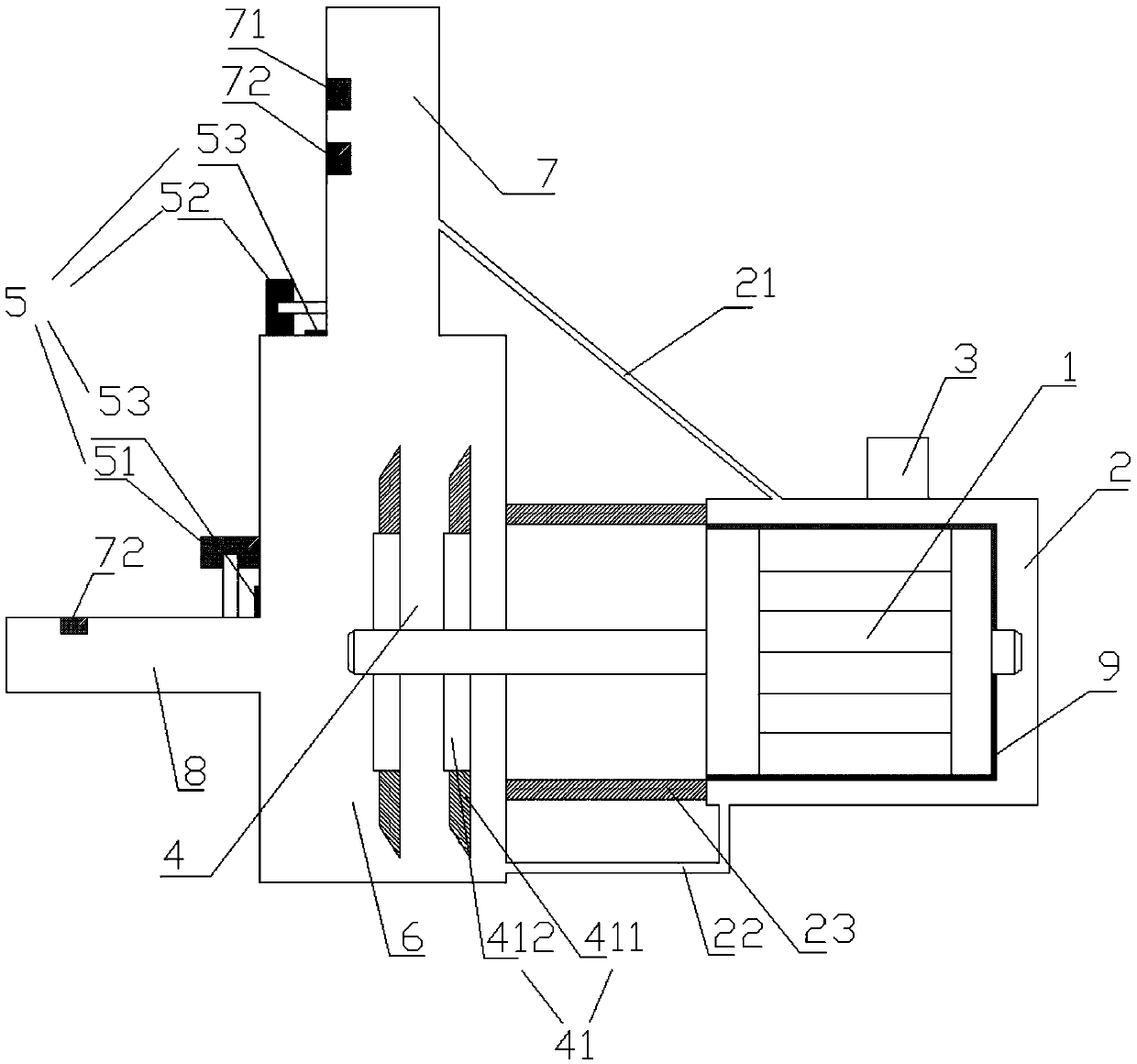 Energy-saving water pump motor