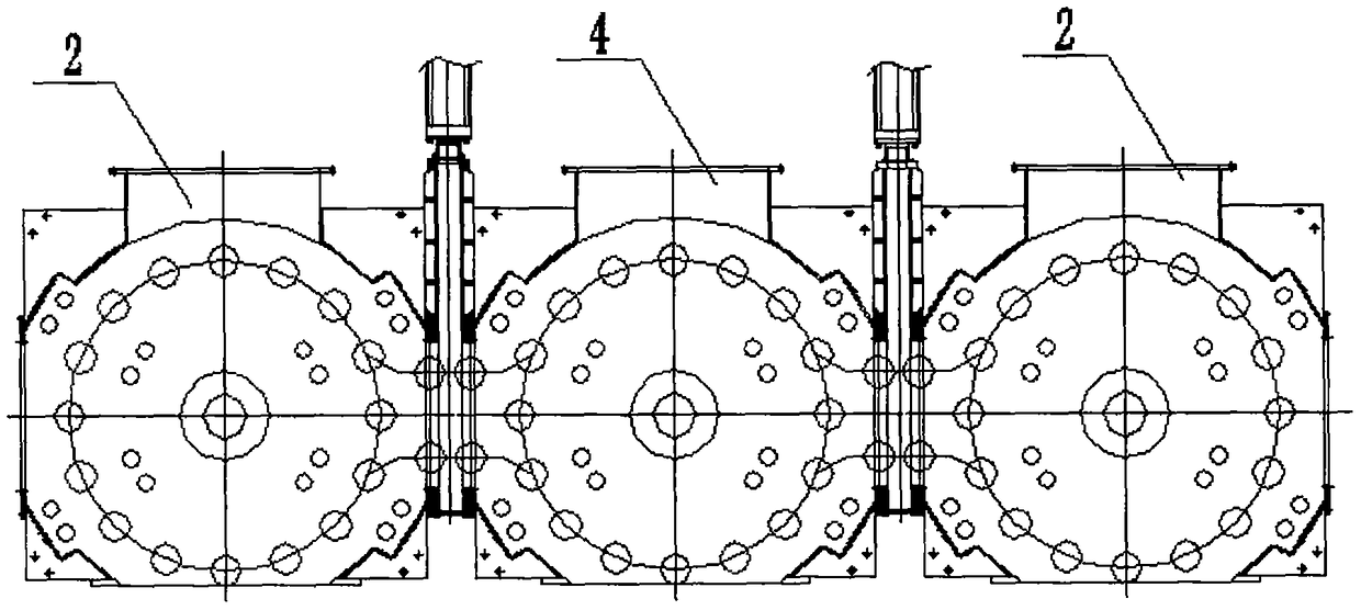 Integrated coating machine production line