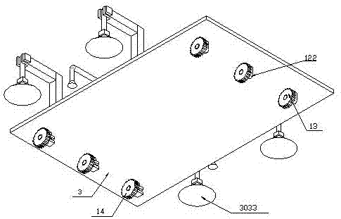 Reversing cleaner for glass curtain wall cleaning system