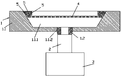 Ultra-thin plate vacuum pumping adsorption device