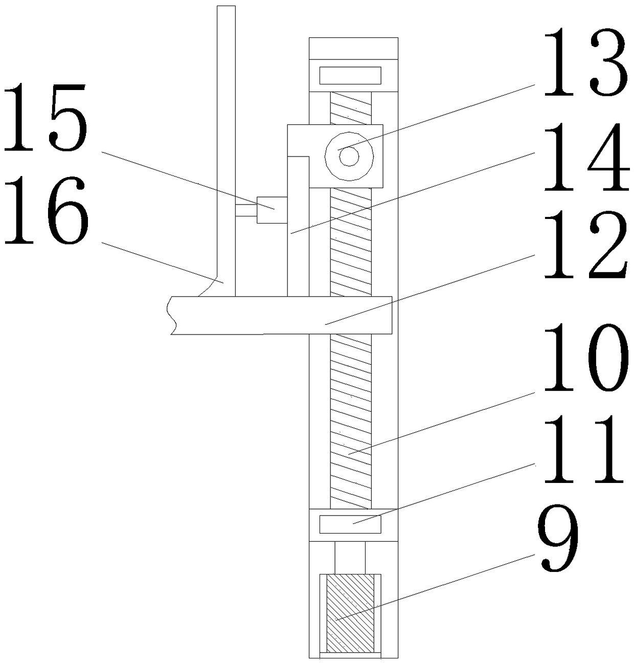 Material storing device for textile machinery production